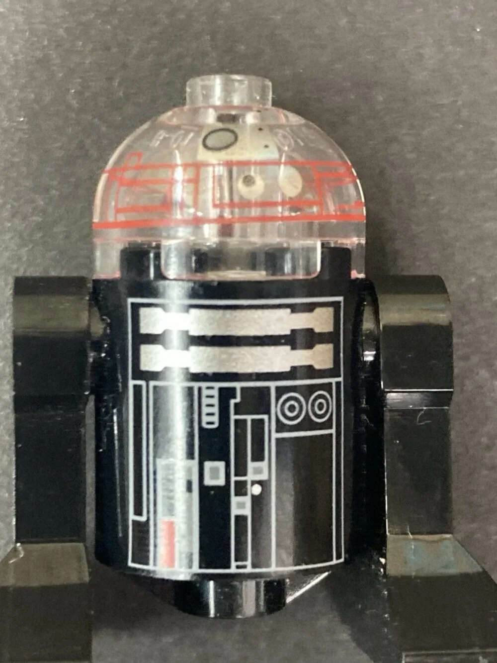 Lego Star Wars Astromech R2 Unit - Black w/Clear Dome - Mint! Collector Owned!